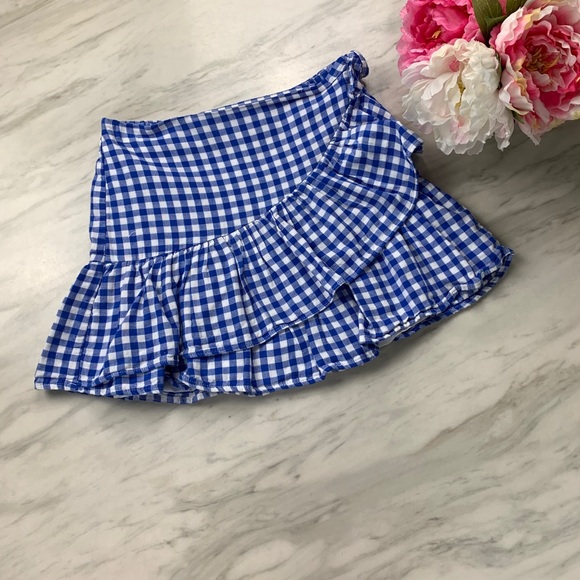 Cat and Jack girls gingham skirt - Picture 1 of 3